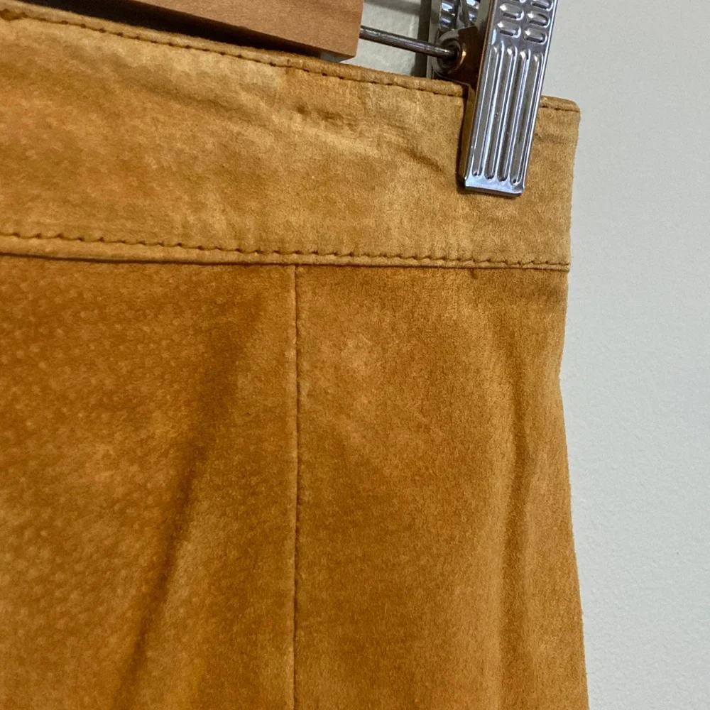 Vintage Suede Pencil Skirt, Melbourne Country Clothing Company, Size 10 Camel - Picture 3 of 7